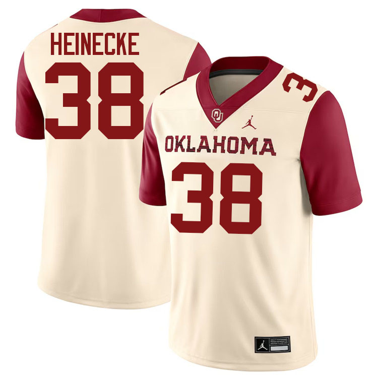 Owen Heinecke Oklahoma Sooners Jersey,Oklahoma Sooners Football Uniforms,Jersey-Cream